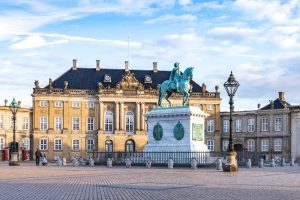 Schloss Amalienborg, Kopenhagen zu Fuß