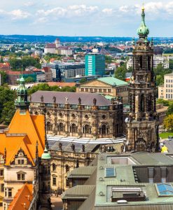 Das wunderschöne Dresden-Panorama von der Kreuzkirche aus
