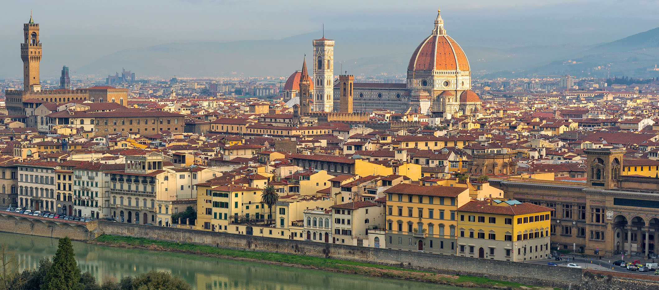 Blick über die Altstadt von Florenz.