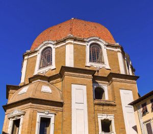 Die Kuppel der "Basilica di San Lorenzo" in Florenz.
