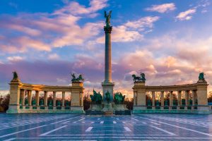 Der Heldenplatz in Budapest ist Weltkulturerbe der UNESCO