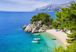 Dalmatien, Meer, Kroatien, Strand, Badeurlaub im Oktober 