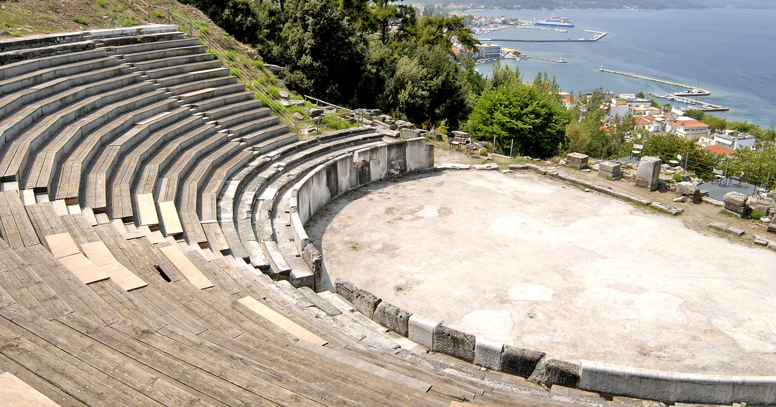 das antike Theater in Limenas