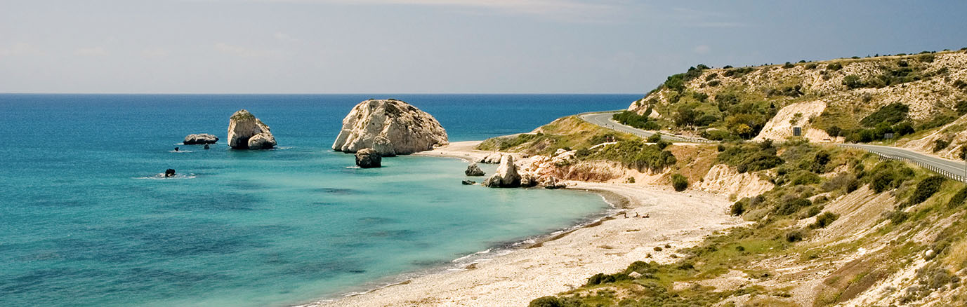Der Aphrodite Felsen auf Zypern
