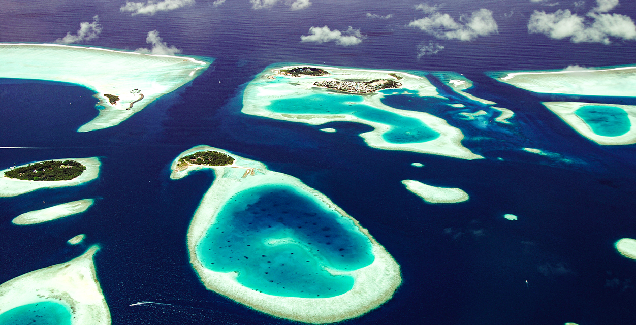 Das Süd Male Atoll der Malediven