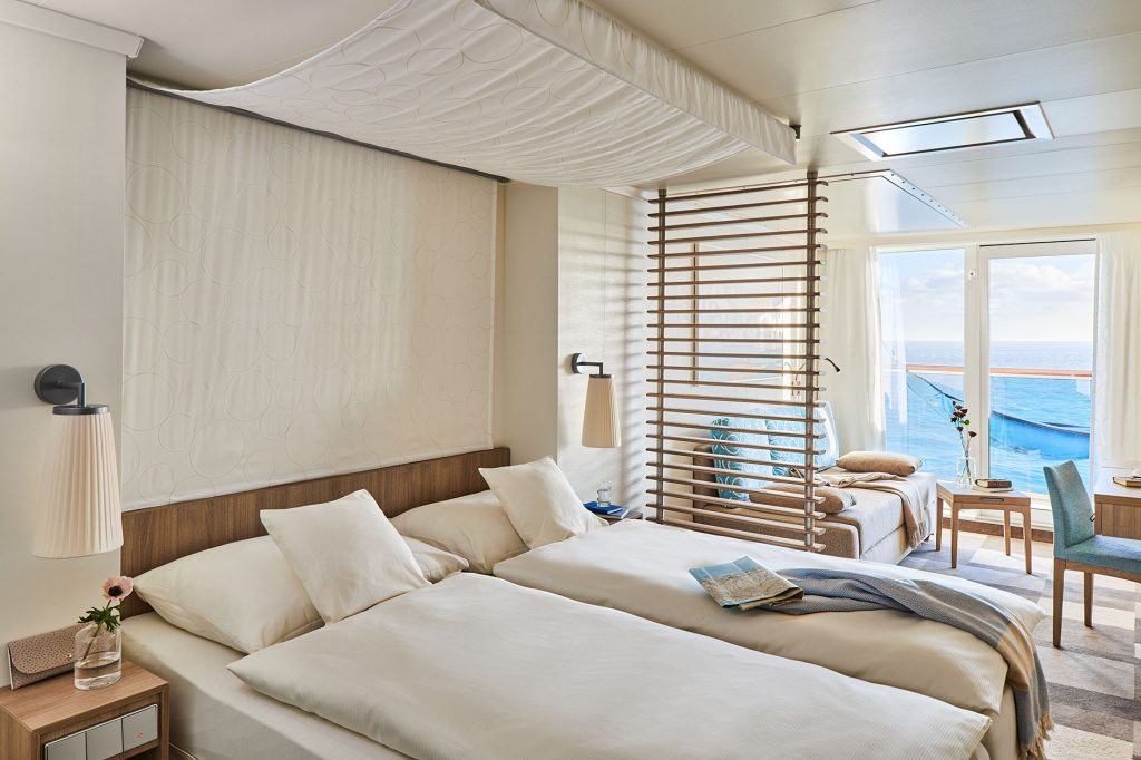 Das passende Schiff für den Kreuzfahrturlaub mit Kindern - die Balkonkabine auf der AIDAnova